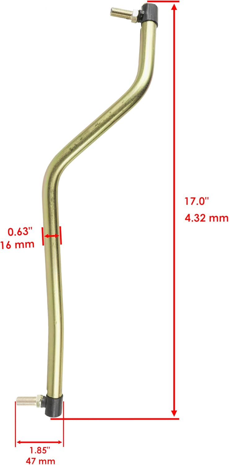 Caltric Steering Left Drag Link Compatible With Husqvarna YT42CS CTH164 YTH184T / 583513301 597069802