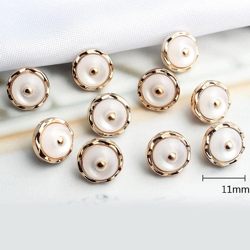 Miniatura 4 de 100 botones decorativos de perlas con caja de almacenamiento, botones de costura decorativos para mujer, ropa, suéteres y decoraciones (100)