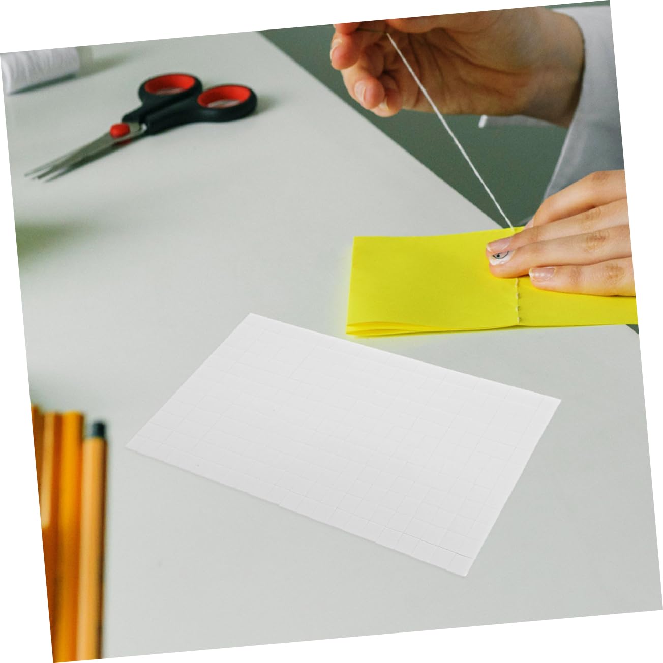 SOLUSTRE Double-Sided Foam Tapes for Crafts 4 Sheets of Cuttable Foam Squares for DIY Projects Model Making