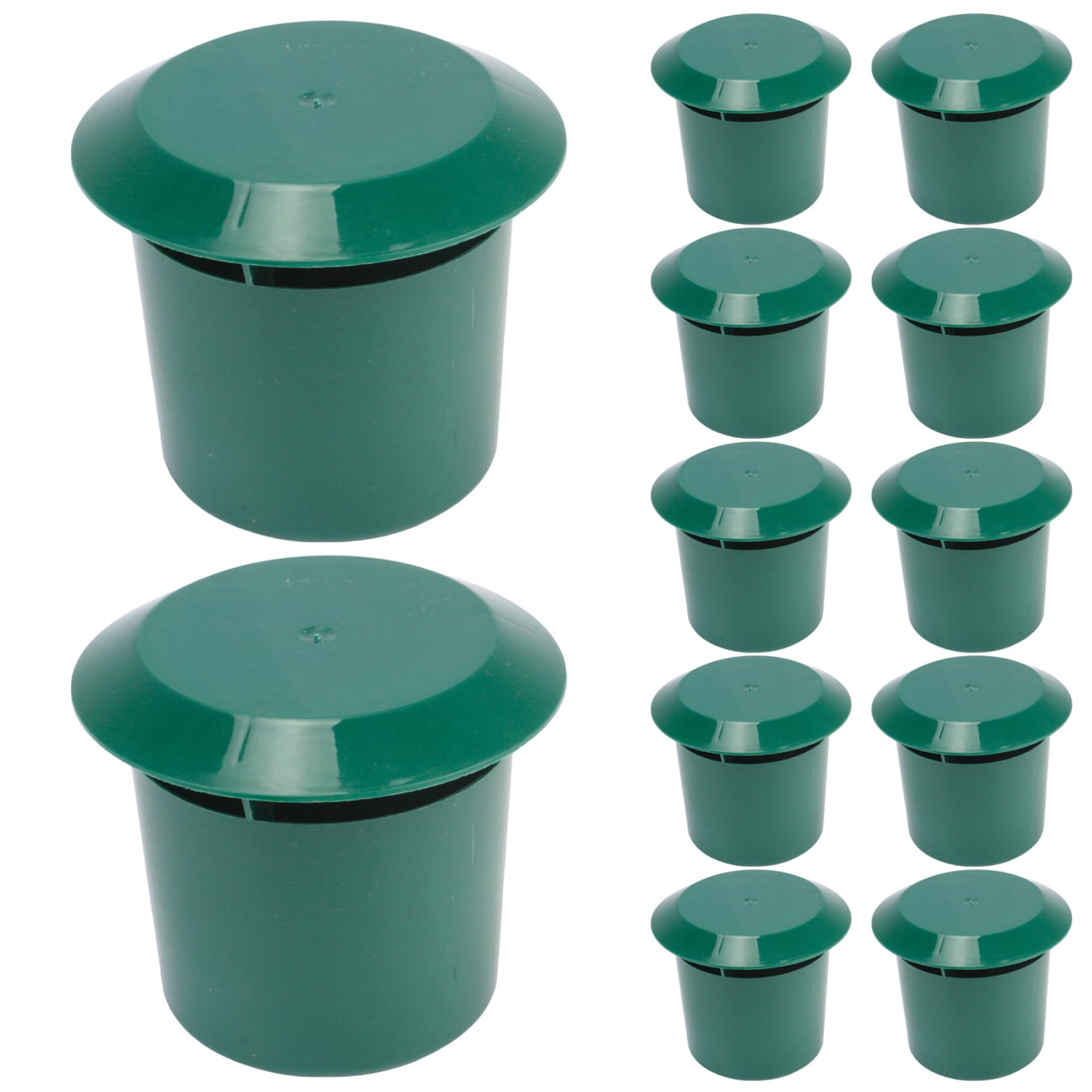 Trappola per lumache, Confezione da 12 contenitori in plastica PP per Prato da Giardino