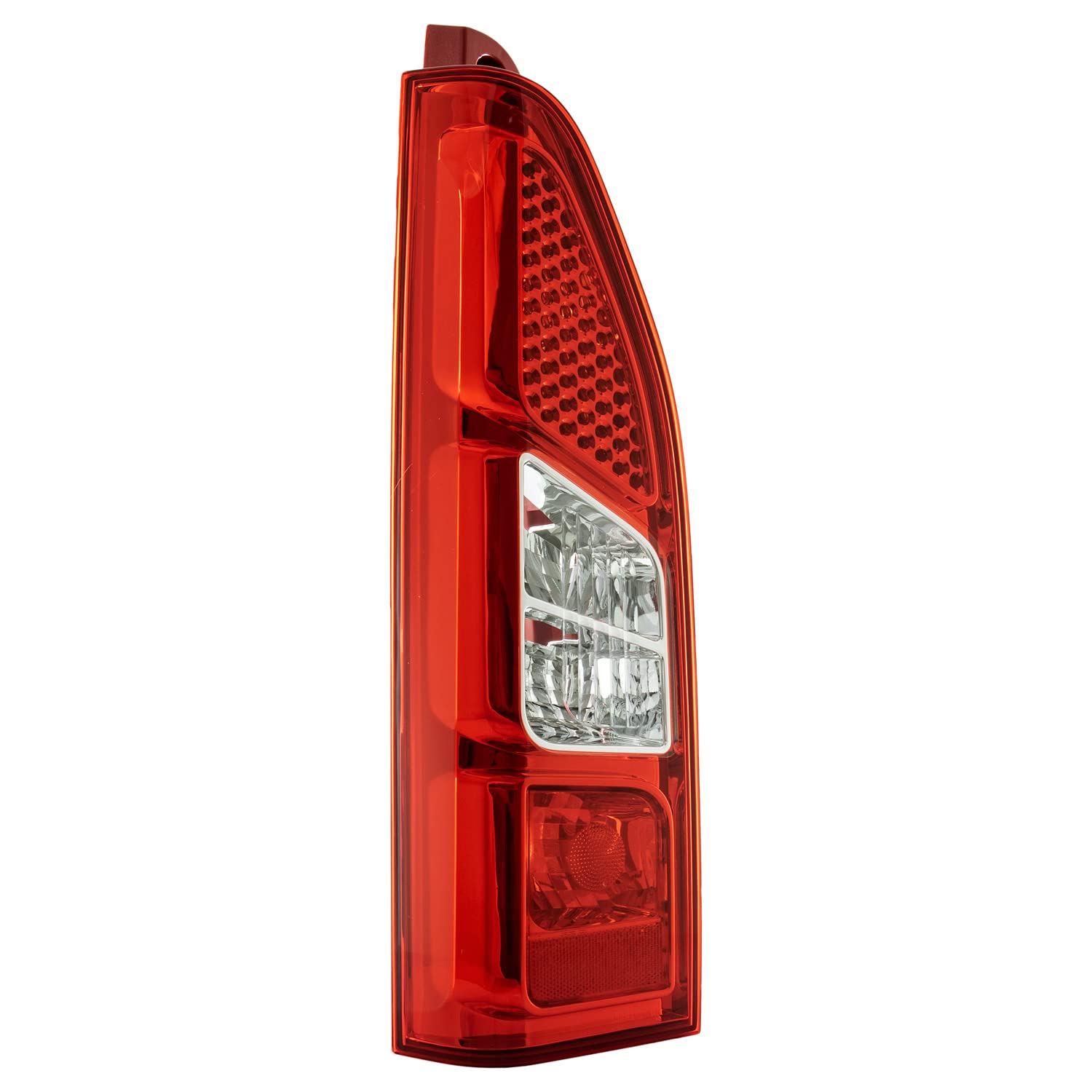 Diederichs Fanale posteriore sinistro per Citroën Berlingo (B9) 04/2008-03/2012 & Peugeot Partner (B9) 04/2008-02/2012, rosso, plastica, senza portalampada
