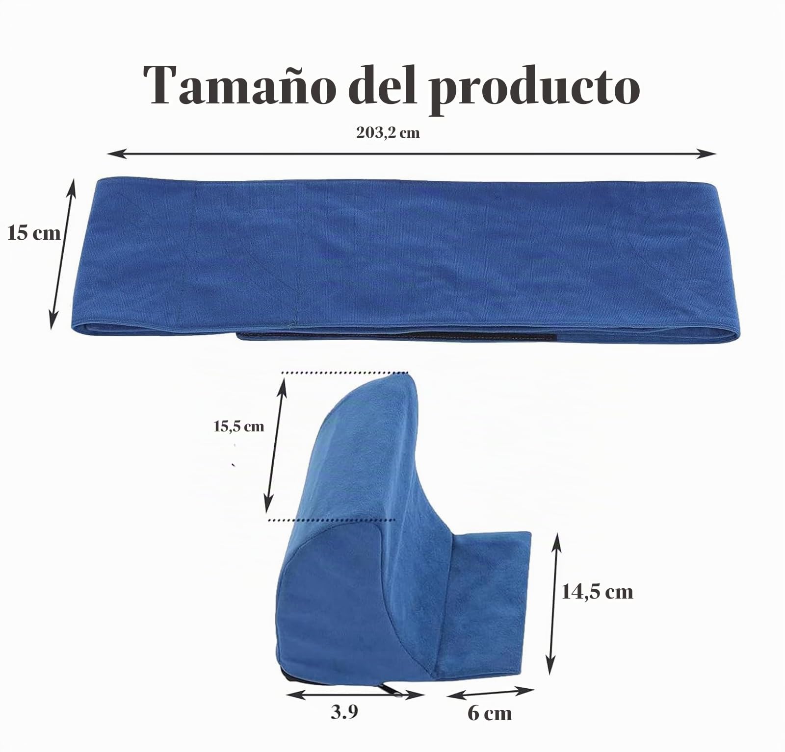 CUSMA Cojín De Soporte Lateral para Silla De Ruedas, Cojín De Respaldo para Posicionamiento En Silla De Ruedas, Cojín De Cuña De Espuma Lateral para Personas Mayores