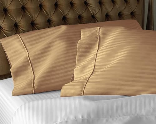 Miniatura 7 de Fundas de almohada de tamaño estándar 100% algodón egipcio de 800 hilos, súper suaves, perfectas y sedosas, tejido de satén (20 x 30 pulgadas)