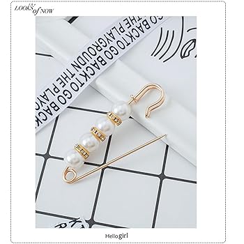 Spille Gioiello Per Vestiti Con Cristalli E Perle - 2 Pezzi Per Scialli E Maglioni - Foto 11