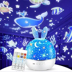 Abajur, 110-220V Projetor de Luz Galaxia, Luminaria Que Tocam Música, Projetor Galaxia com 21 Slides