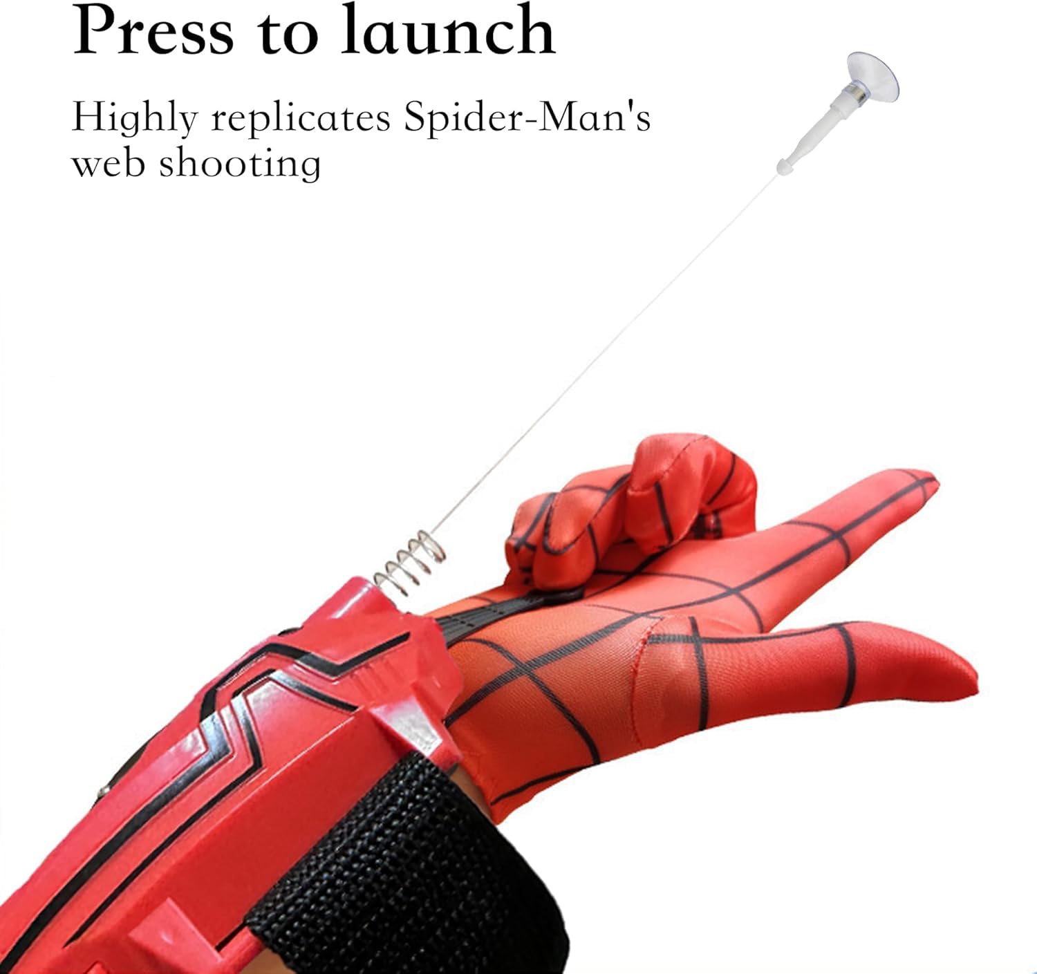 Web Shooter Lanciatore Ragnatele - Giocattolo Elettrico Ricaricabile Per Role-Play Di Supereroi