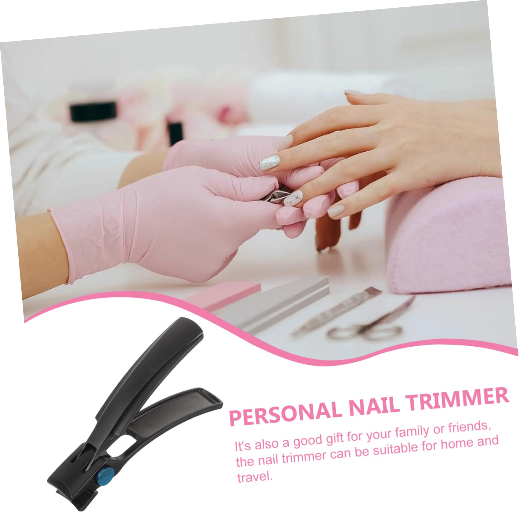 GLEAVI 4 Pezzi Tagliaunghie Lima per Unghie Pinzette per Unghie Splash per Uomo Donna Tagliaunghie Set di Strumenti per Pedicure per Uso Domestico in Salone