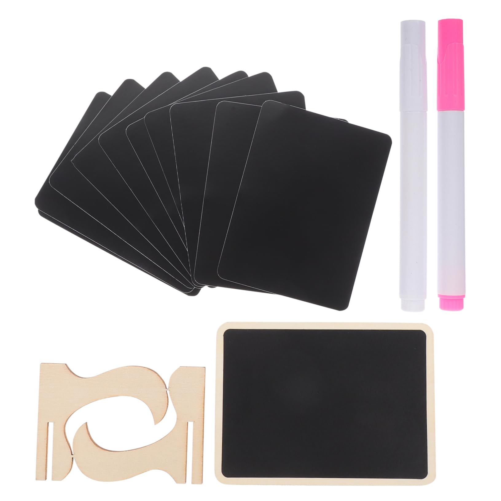 NUOBESTY 3sätze Mini Kreidetafel Mit Standfuß Kleine Beschriftungstafeln Für Hochzeiten Buffets Und Geschäfte Wiederverwendbare Abwischbare Mini- Für Kreative Deko Und -nachrichten