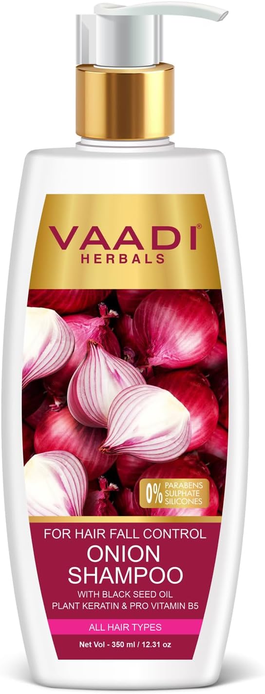 Organic Onion Shampoo with Black Seed Oil