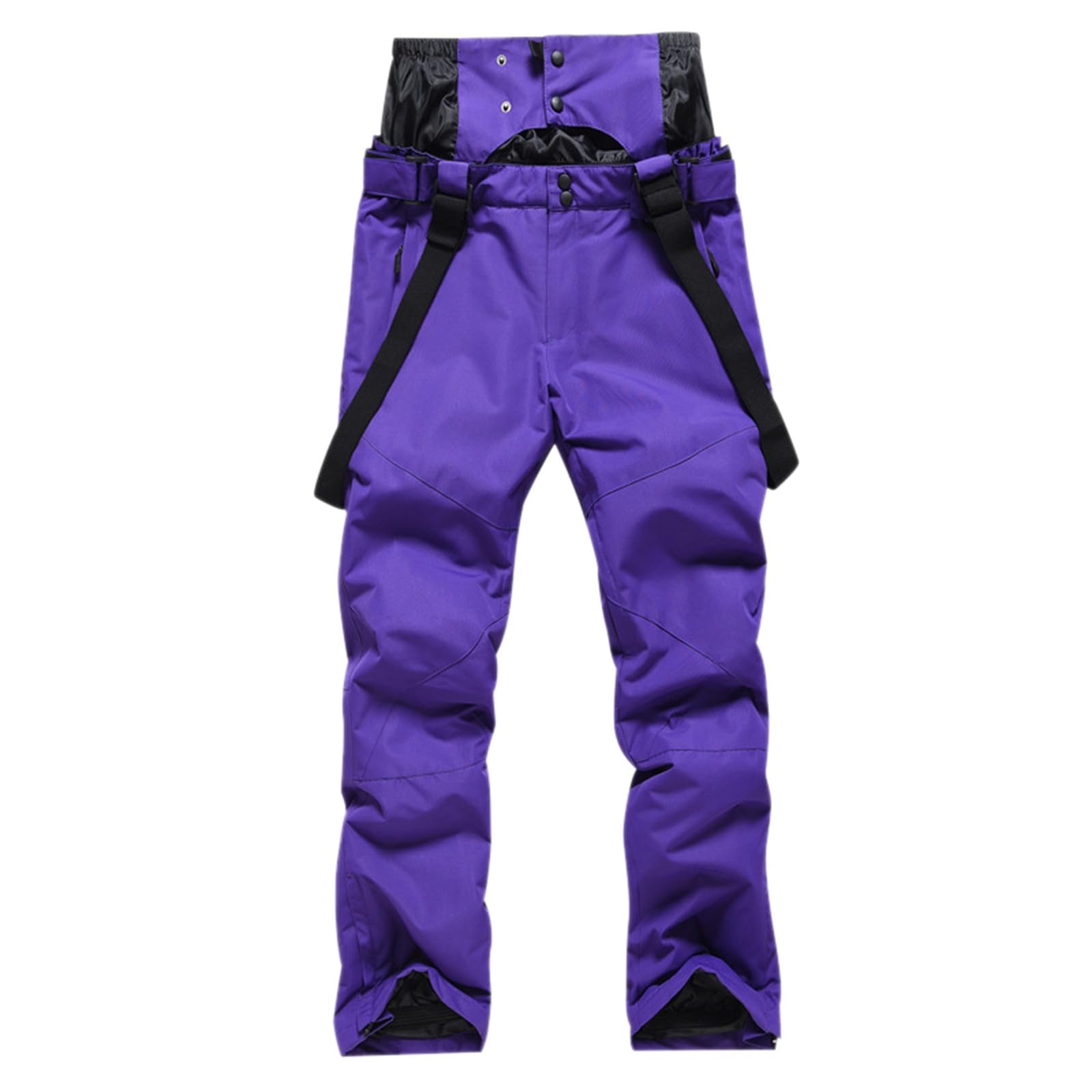 Generico Pantaloni da Neve Uomo Impermeabili Pantalone Neve Antivento Pantaloni Sci Invernali Baggy Snowboard Pants Imbottiti Caldo Montagna Tecnici Salopette