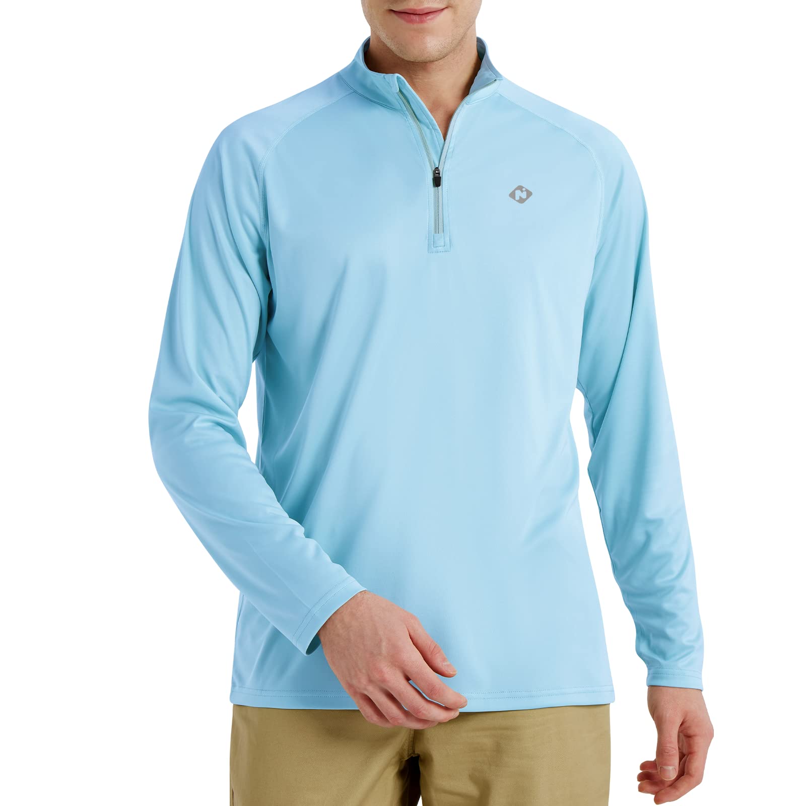 2 Camicie Da Bagno Uomo Maniche Lunghe Con Protezione UV UPF 50+ - Rash Guard Vestibilità Larga Asciugatura Rapida