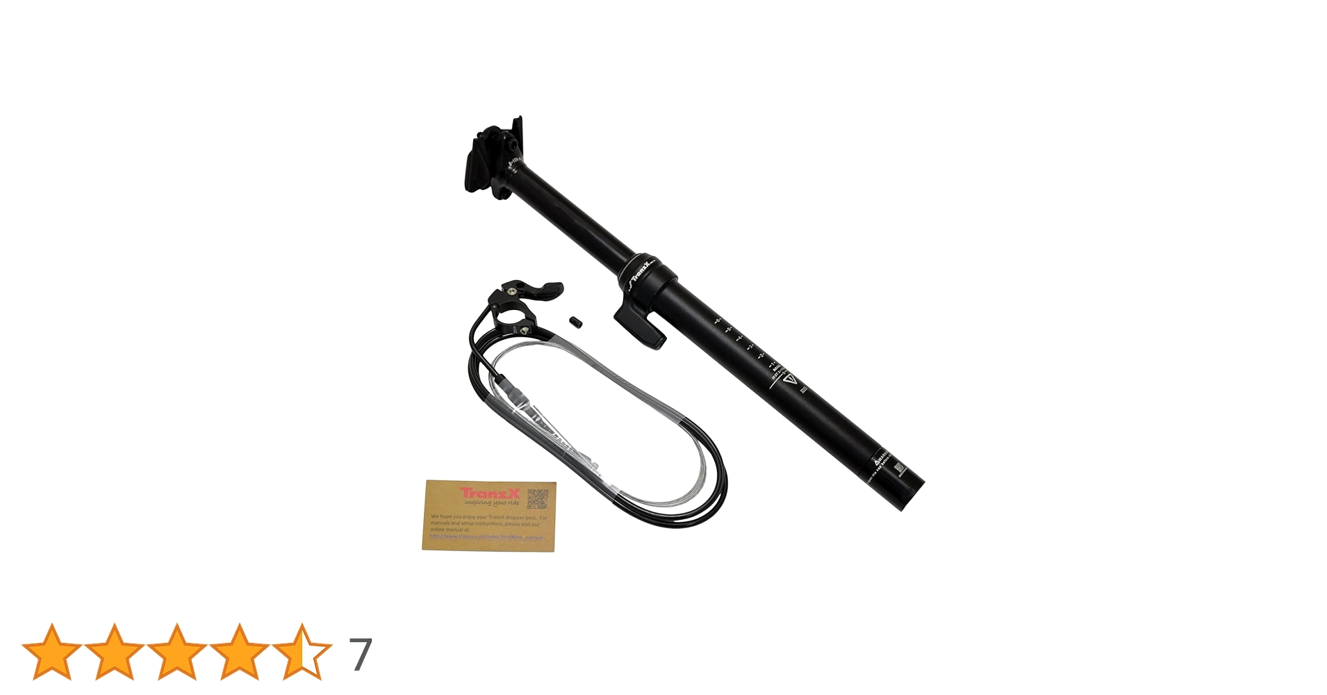 Amazon | TranzX YSP36 Remote External Dropper Post 27.2