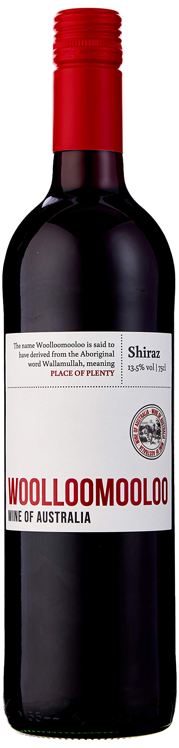 Woolloomooloo Shiraz Red Wine, 75 cl, Case of 6