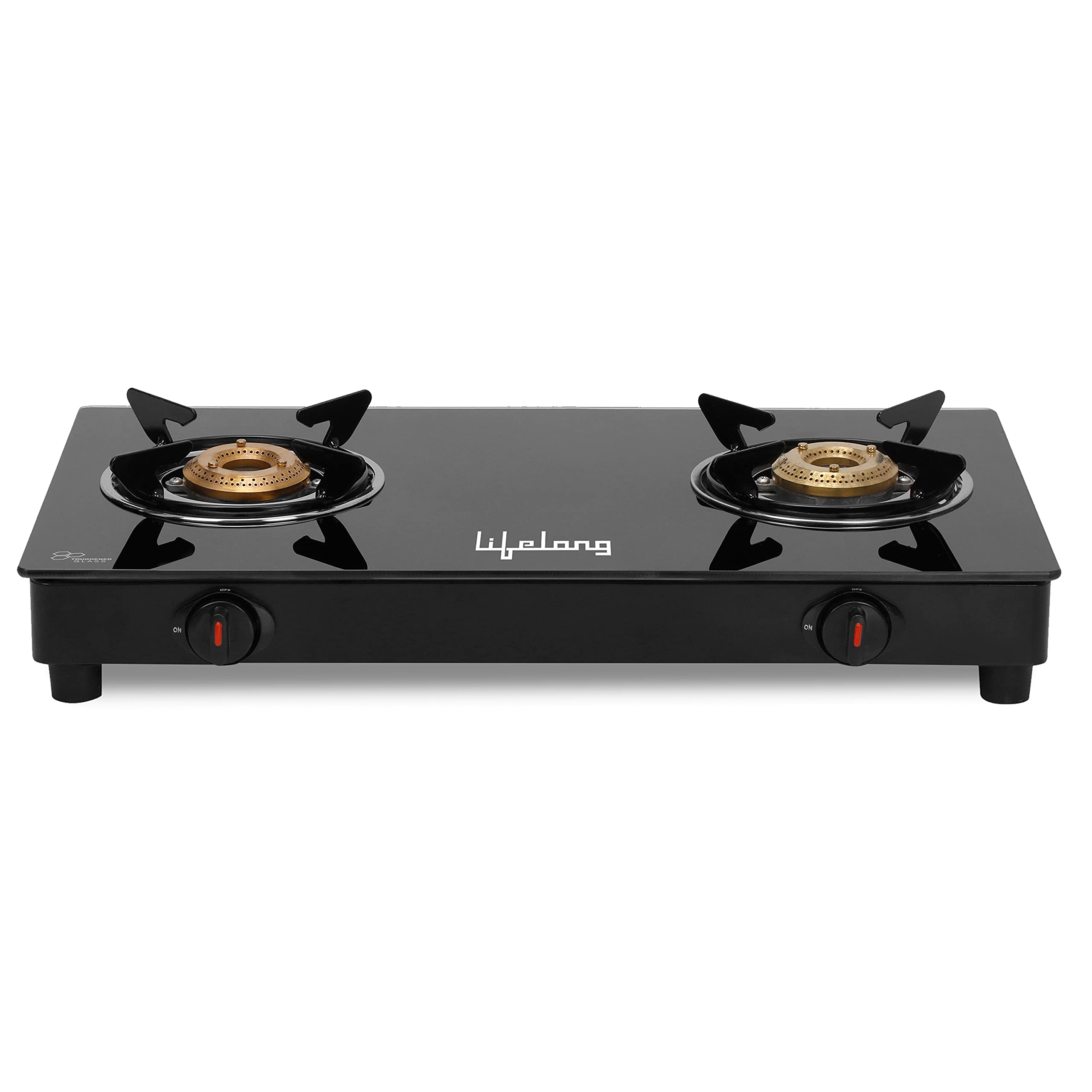 Buy Lifelong LLGS912 Automatic Ignition 2 Burner Stove with 6mm Toughened Glass Top, Automatic