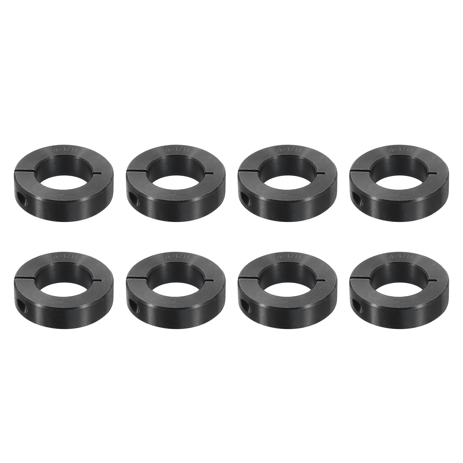 QUARKZMAN 8pcs Collare di Serraggio Monopezzo 1-1/16" Foro 1/2" Spessore