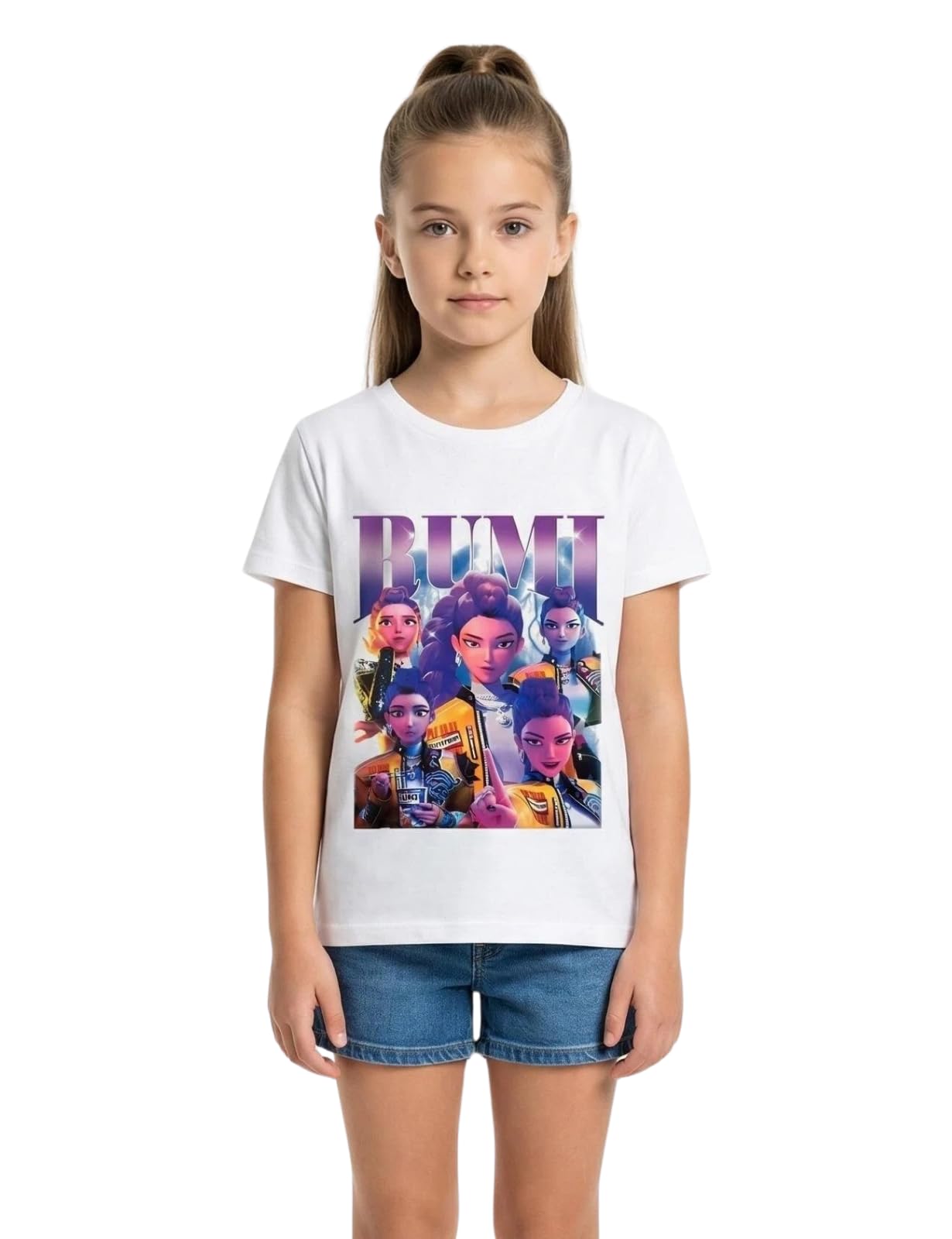 Vicyol S&D Camiseta K-Pop para Niños y Niñas. Camiseta de la Serie de Moda Huntrix. Camiseta de Las Guerreras de H. — view 8