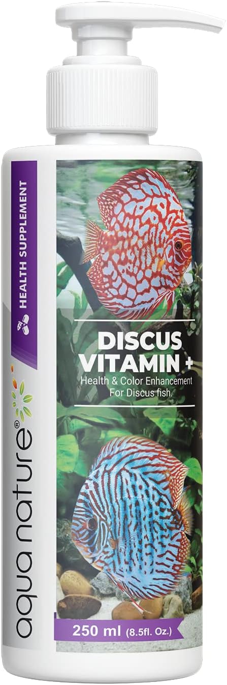 aqua nature Discus Vitamin+ Health & Colour Enhancement Supplement for Discus Fish (250ml)