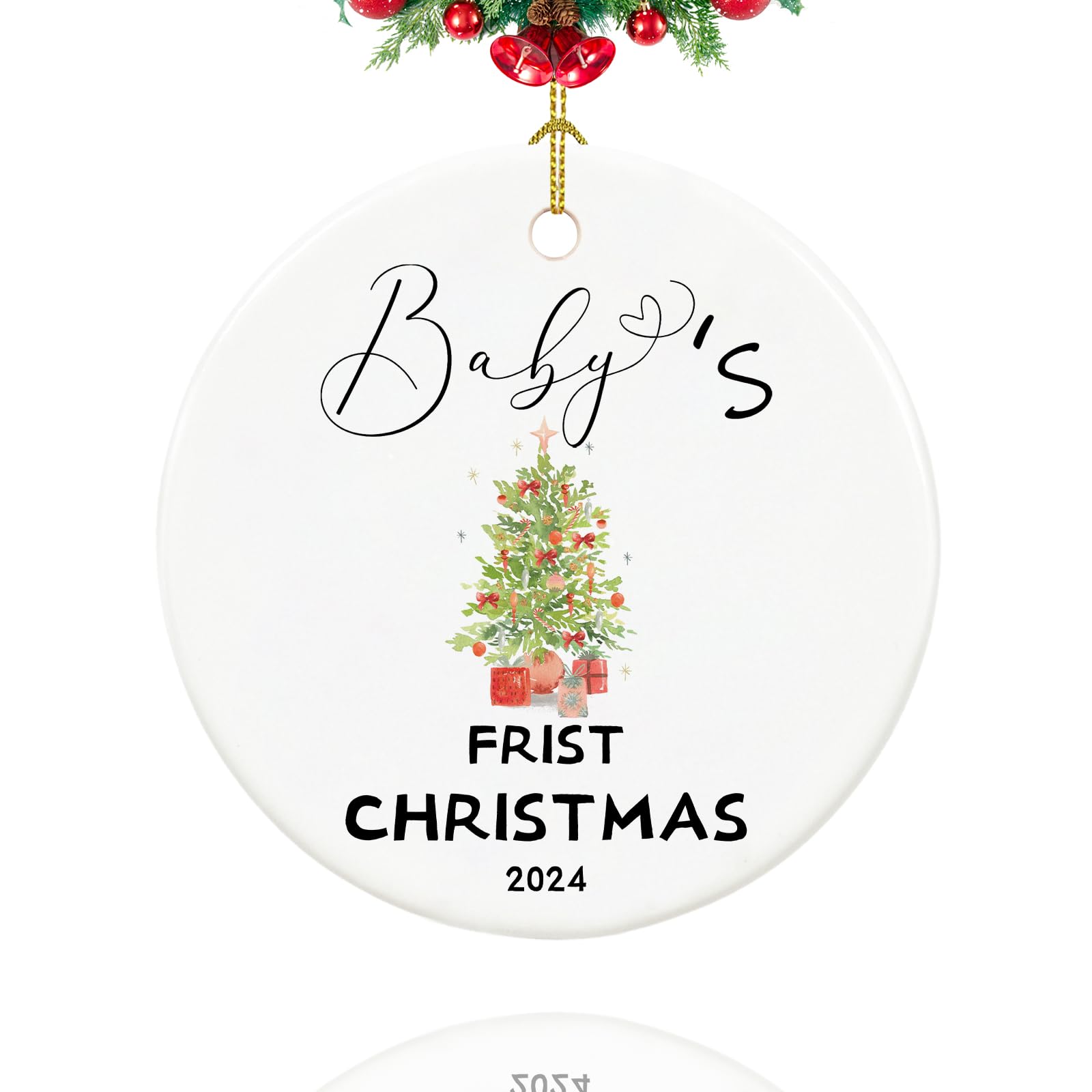 Amazon｜Babys First Christmas オーナメント 2024、Baby's 1st