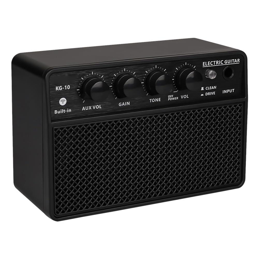 Piccolo Altoparlante per Chitarra Elettrica Mini Altoparlante Portatile per Chitarra Adatto per La Pratica Quotidiana e Le Esibizioni di Strada