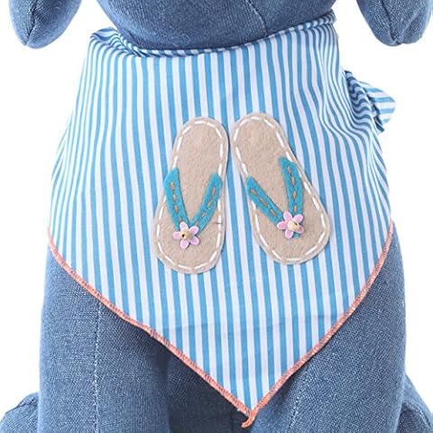 Tail Trends Dog Bandana with Flip Flops Applique (Large) Cover