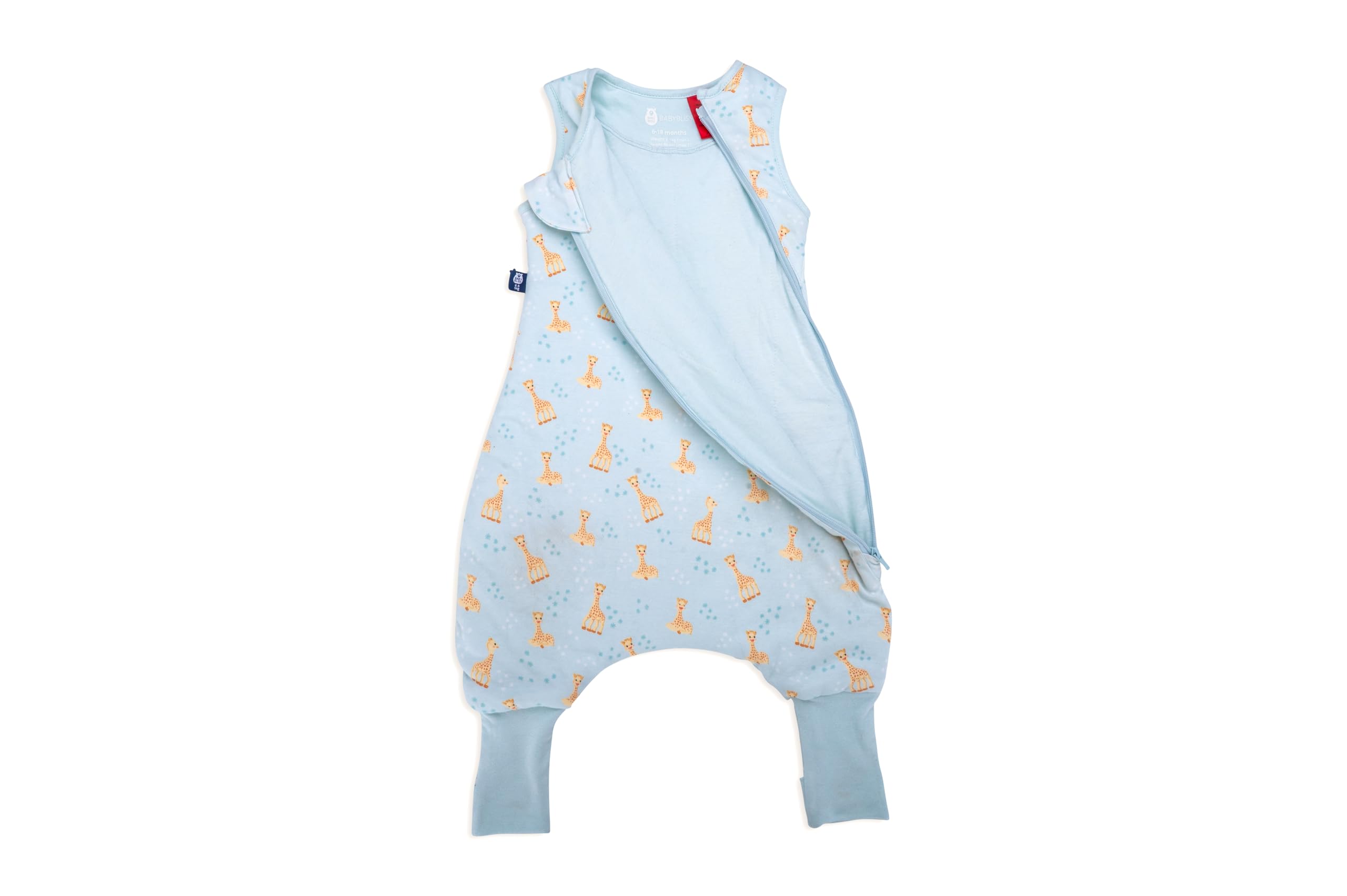 BabyBliss BlissJump Saco de Dormir para Bebé con Piernas 1.0 TOG – Algodón Orgánico – De 6 Meses a 5 años