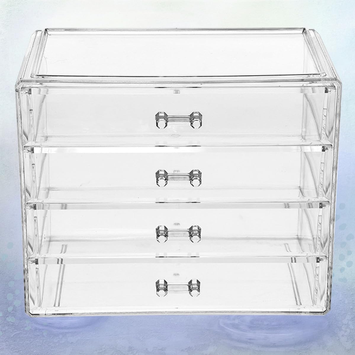 Kosmetikaufbewahrungsbox mit Vier Schubladen Transparente Große aus Acryl