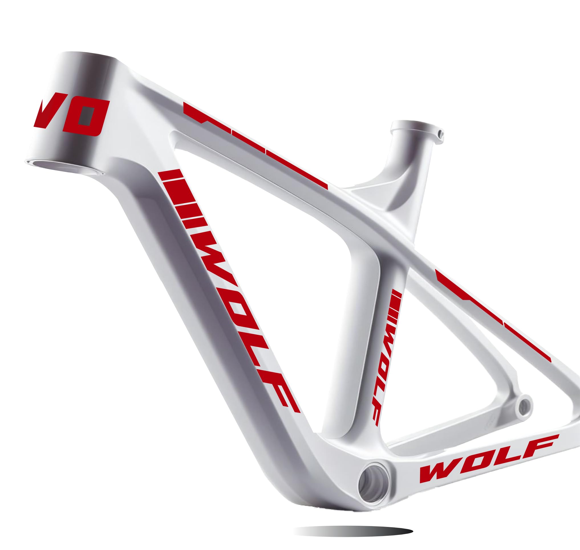 Set 15 Adesivi Stickers Decal Telaio Bici Bicicletta Kit adesivi telaio MTB BDC Universale Protezione COD. B0189 (ROSSO 31)