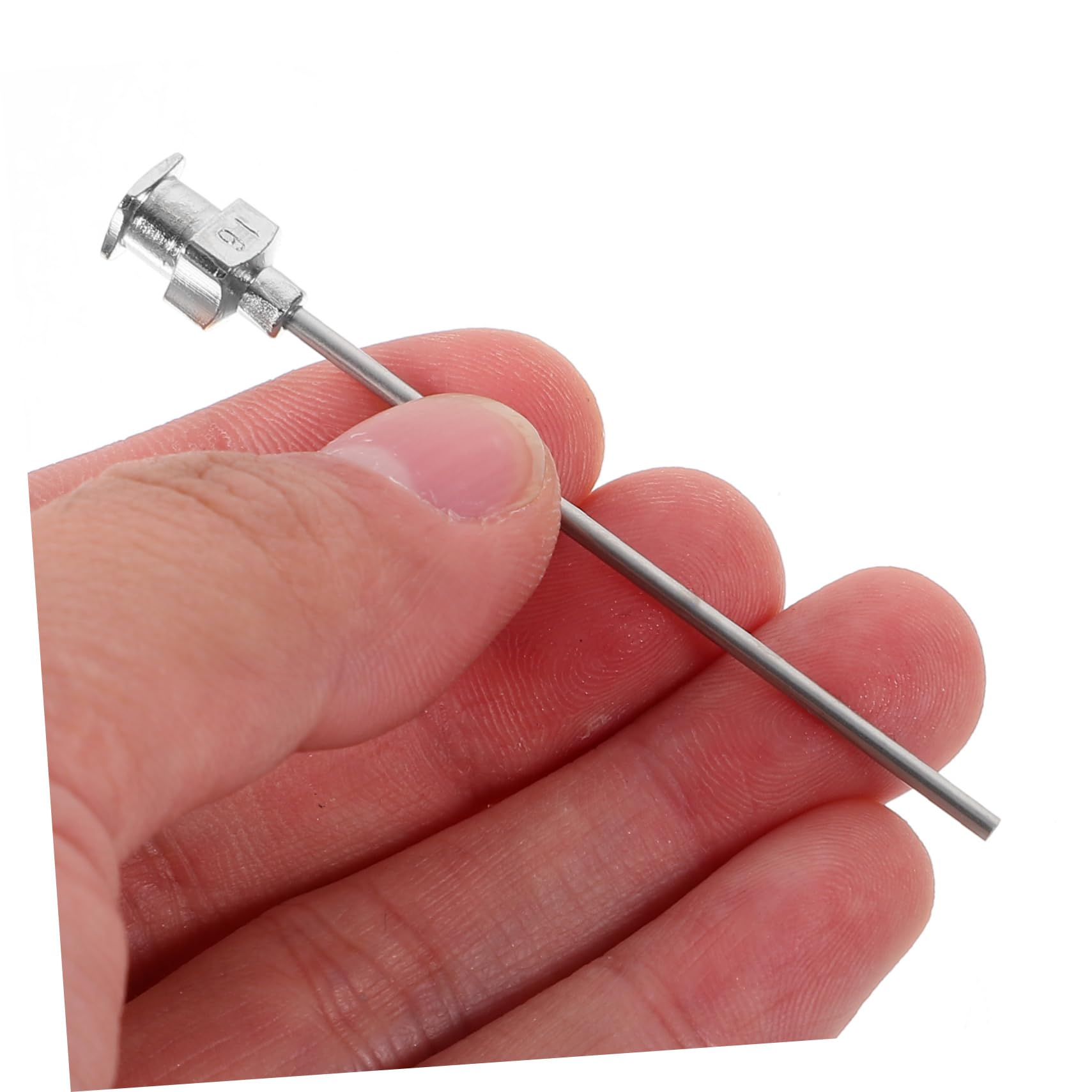 OUNONA 36piezas Agujas De Dispensación De Acero De Punta Roma Juego De Lock Para Líquidos y Rellenos Para Uso Preciso Laboratorios y Manualidades