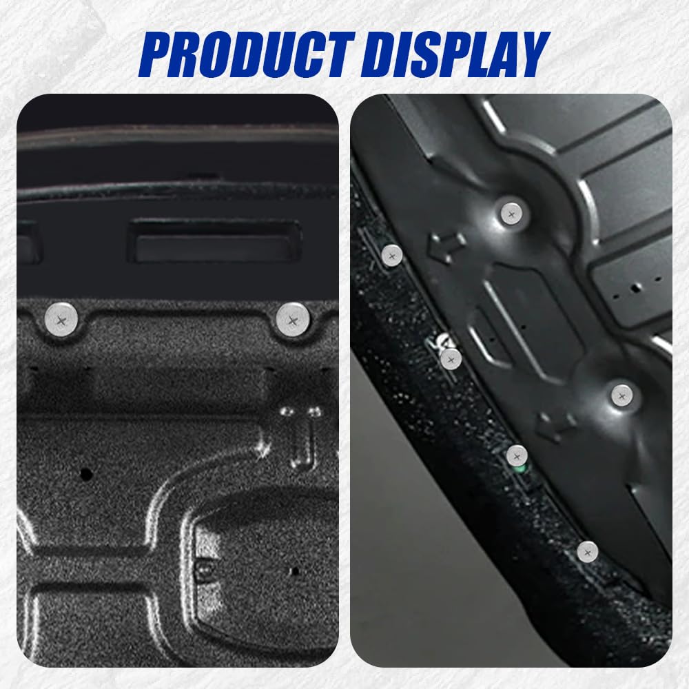 14PCS Engine Lower Cover Pin Screws, Premium Radiator Cover and Access Clips, 90674-TY2-A01 90105-TBA-A00 Engine Splash Guards Compatible with Honda Accord Civic CR-V