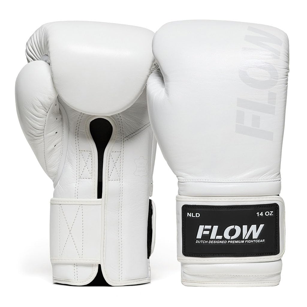 Flow Challenge Guantoni da boxe in vera pelle, sparring e allenamento, muay thai, kickboxing, MMA, arti marziali, uomo e donna