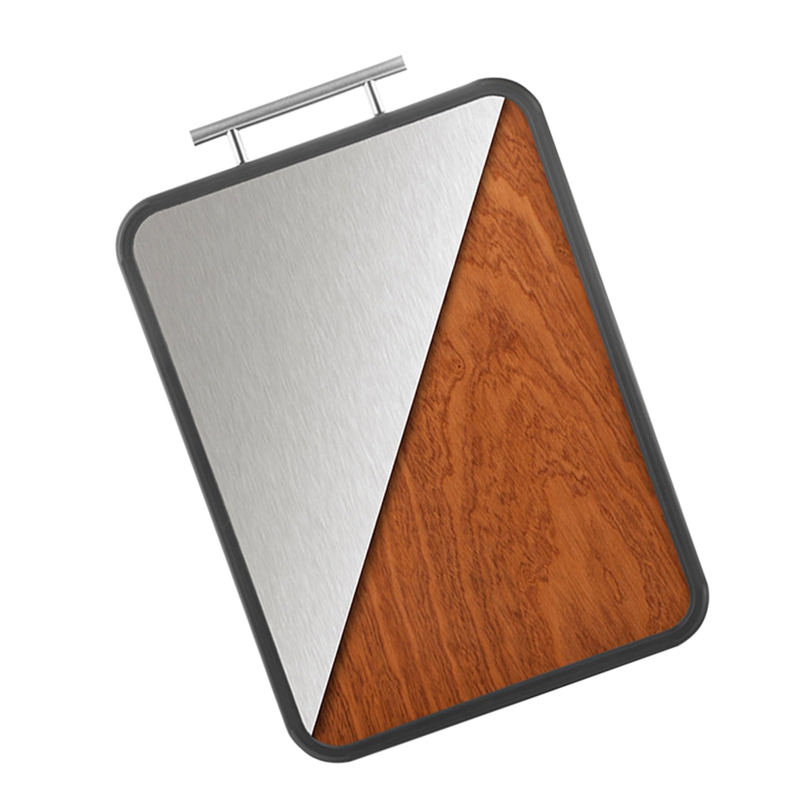 NMOWYBPY Thickened Stainless Steel Chopping Board with Rounded Corners for Safe Food Preparation Cutting Board Kitchen Cutting Rounded Corner Space Saving Kitchen