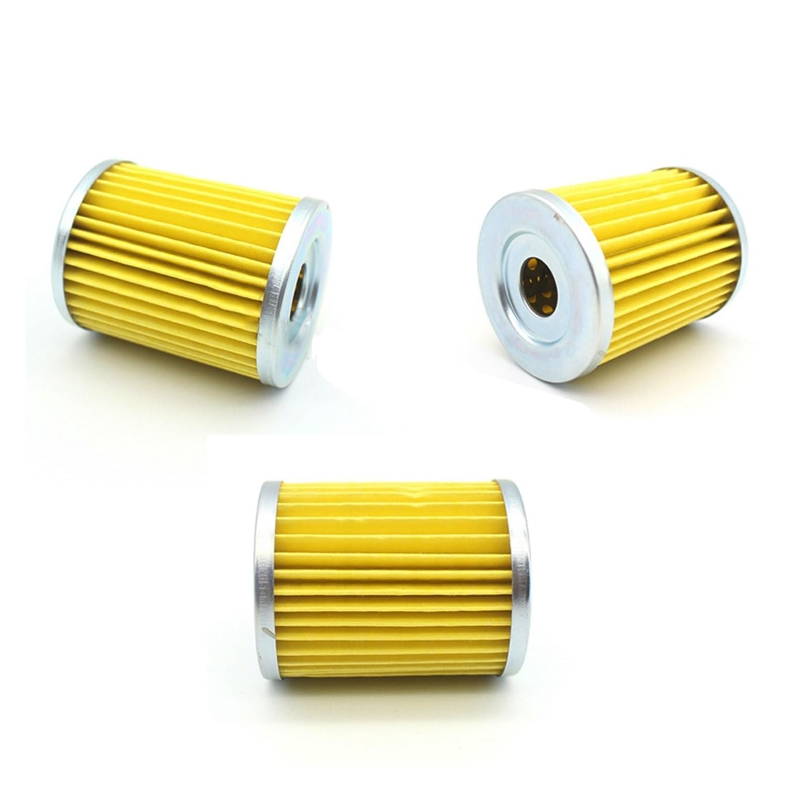 Uspfbcegm 3Pcs Motorcycle Engine Oil Filter For Yp400 Majesty Klx125 An250 An400 Burgman Dr125 Dr200 Rv125 Rv200 Ltf250 Ltf160 Quadrunner(3Pcs)