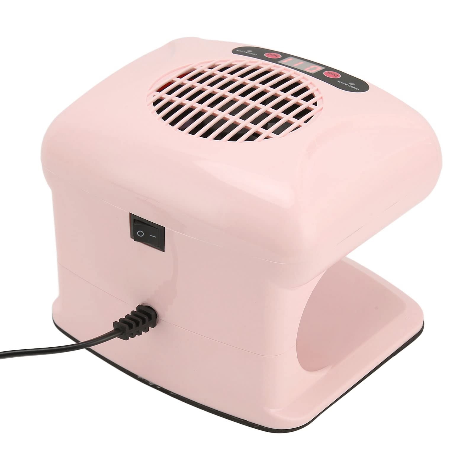 Asciugatore Automatico per Unghie 300 W con Sensore a Infrarossi, Tempo Predefinito 999 S, Doppio Ventilatore Ad Aria Calda e Fredda per Asciugare Smalto Gel Portatile con