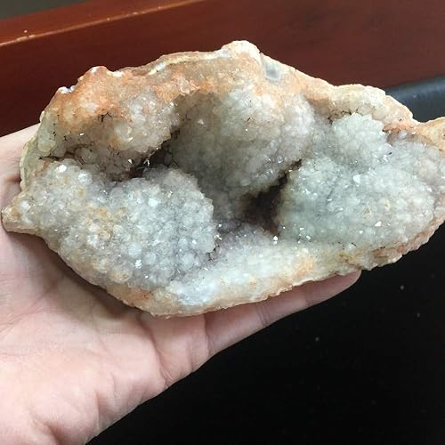 ZAMTAC BG1012-17.11 oz Piedra Natural Ágata Cuarzo Cristal Curación Espectro Decoración del Hogar Accesorios Cristal de Cuarzo Manualidades