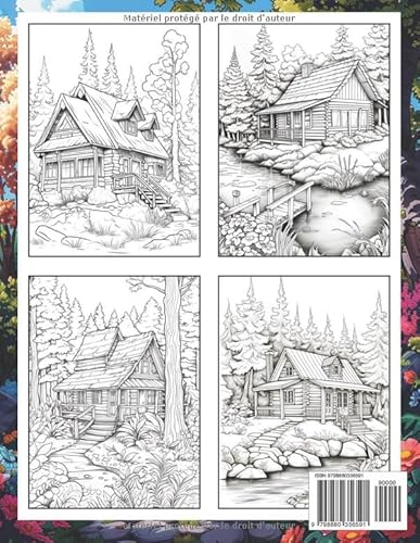 Retraite Forestière Livre de Coloriage: Boisonnées Enchantées: Coloriage, Pour Les Amoureux De La Na