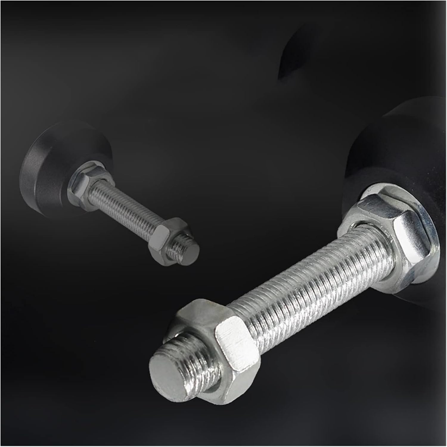 KETTEL Rotating M10M12 Mm Leg Level, Adjustable Level Foot, Adjustable Screw Furniture Slide Level, 8-Piece Set (Color : 50*m12*60 mm)