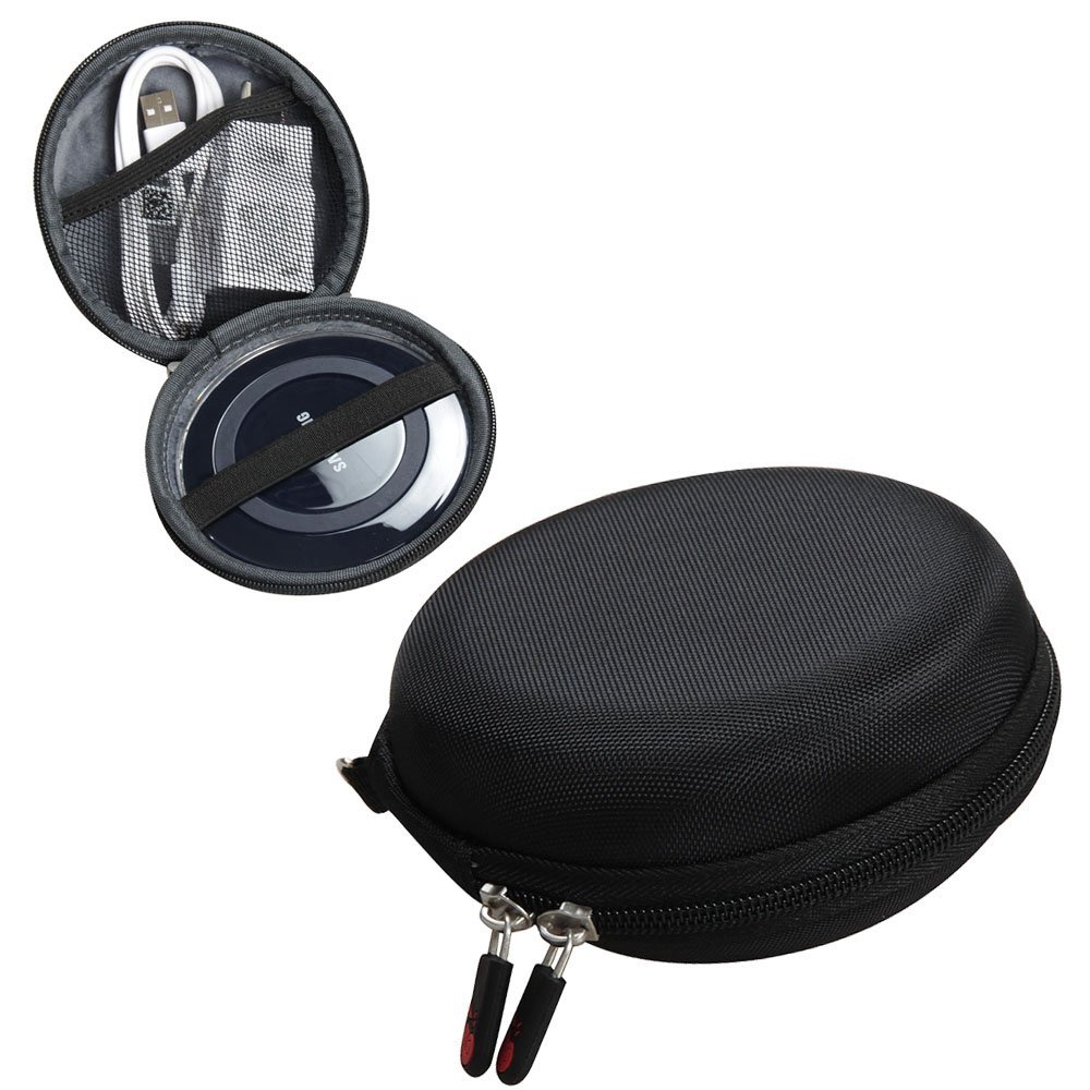 For Samsung EP-PG920IBUGUS Wireless Charging Pad 2A Wall Charger Travel Hard EVA Protective Case Carrying Pouch Cover Bag Compact size by Hermitshell