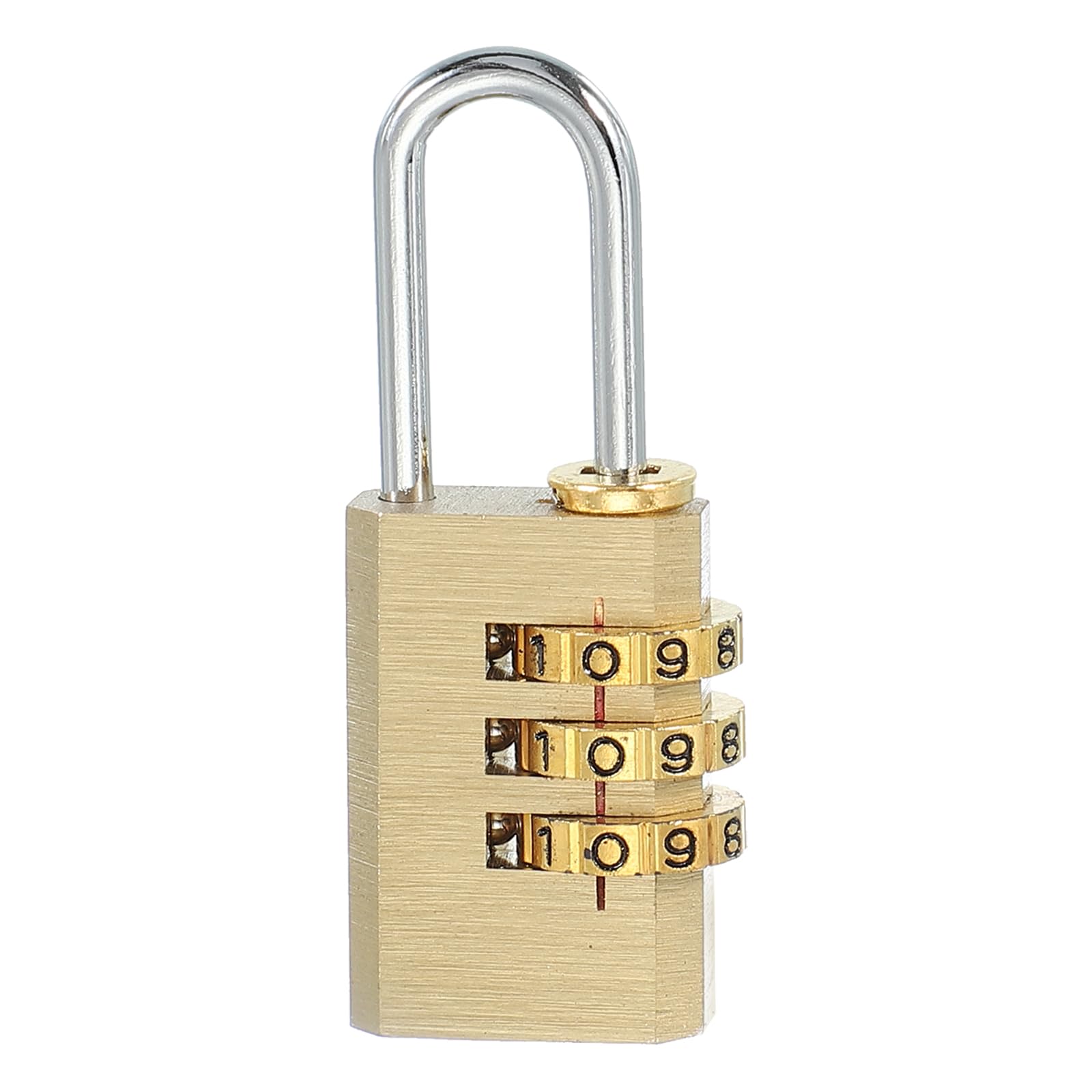 Cadenas doré pour boîte à outils avec combinaison 3 chiffres