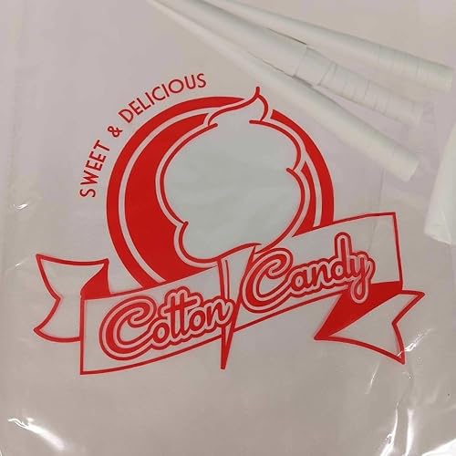 Oasis Supply Lot de 200 cônes à bonbons en coton blanc très résistant et 100 sac