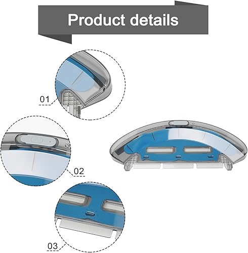 Miniatura 6 de Aspiradora Tanque de Agua Partes de Aspiradora Tanque de Agua Accesorios de Reemplazo Compatible para Rowenta. ZR6900R1