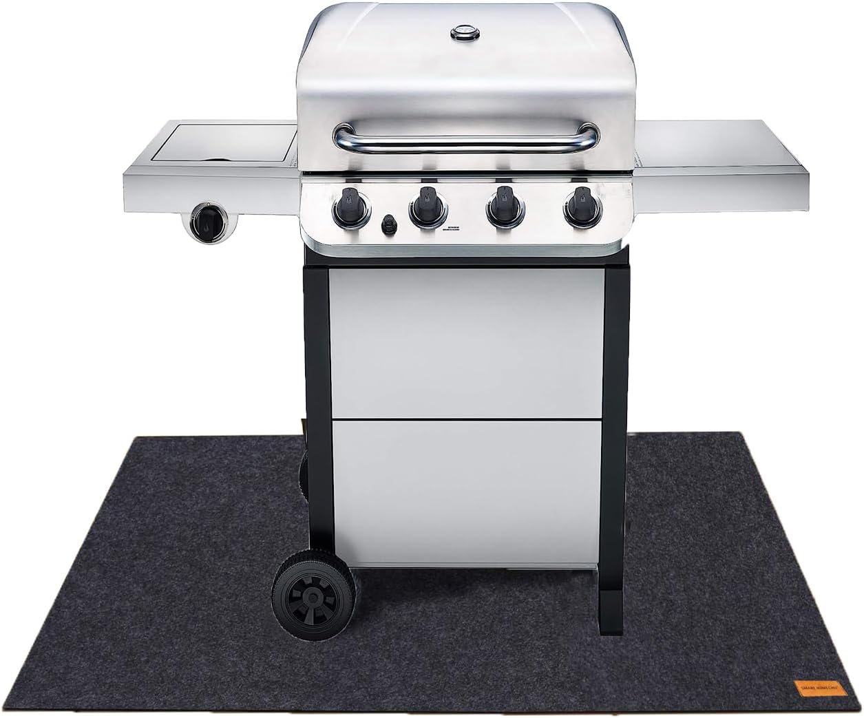 SMART HOME CHEF Grill Mat （36“x 60”） Deck Protecting Gas Grill Splatter Mat to Protect Decks and Patios from Grease Splatter and Other Messes