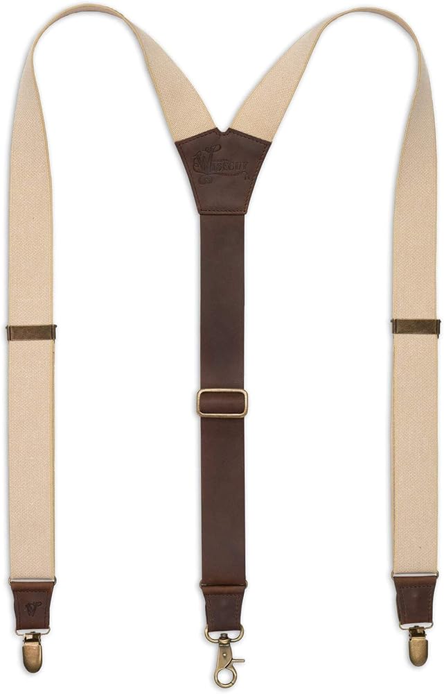 WISEGUY レザーサスペンダー ブラウン Amazon | Wiseguyオリジナルサスペンダー ダークブラウン レザー