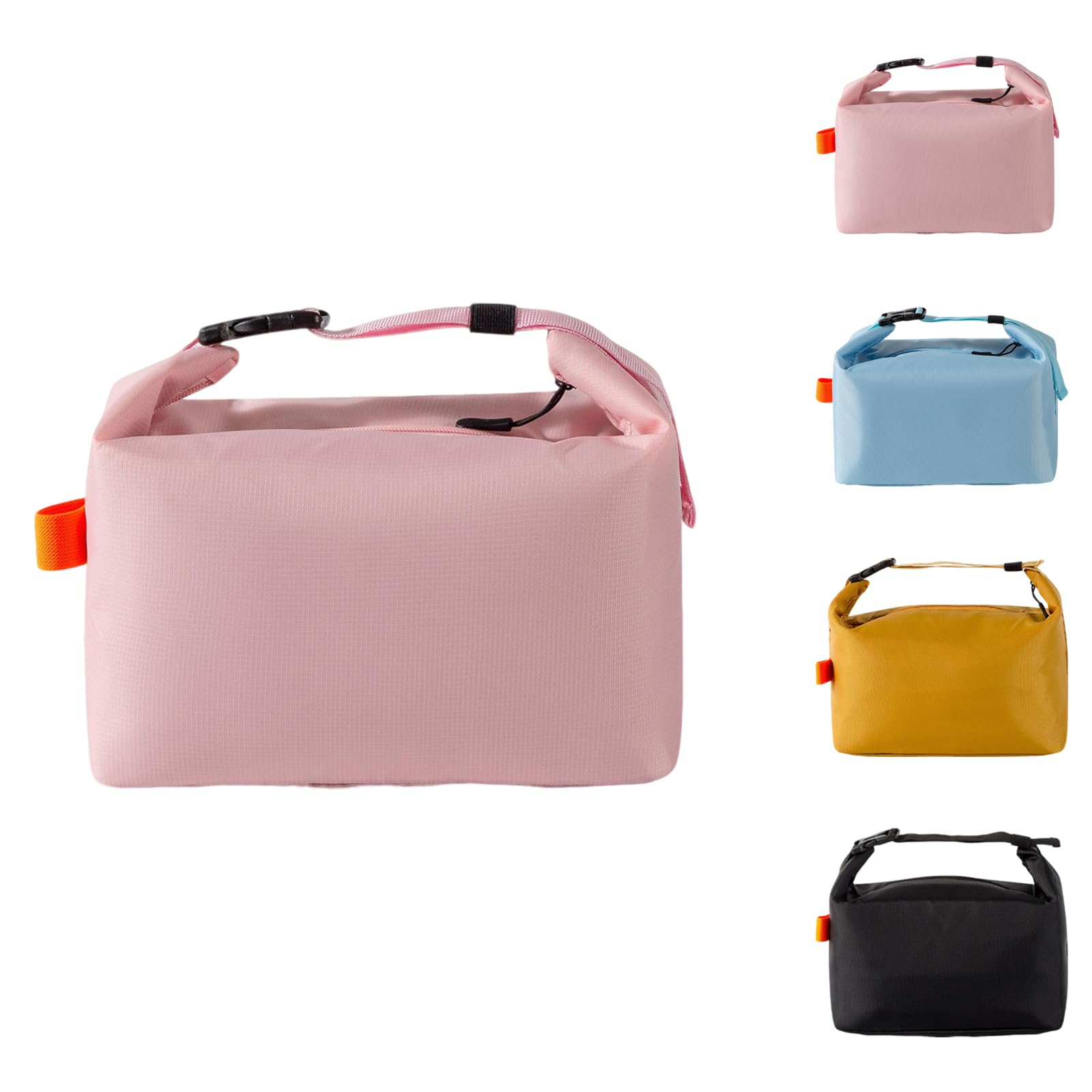 Crevice Fashion Lunch Bags for Men Women- Reusable Insulated Leakproof Lunch Box Tote Bag, Cool Bags for Kids Girls Boys Adults,Thermal Cooler Bag for Work School Picnic Travel -8L (Pink)