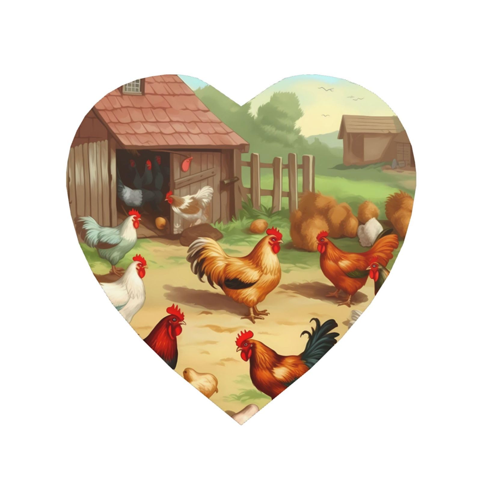Roast Chicken Hen Farm Fridge Magnets Cute Strong Refrigerator Magnets Fun Magnet for Locker Office Whiteboard Decor, Door Magnets Decorative Magnetic Stickers for Home Decor