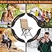 Tangkula 360-degree Swivel Blind Chair, Foldable Free Rotation Hunting Chair w/Mesh Back & Non-Slipping Pads, Multi-Position Folding Stealth Spin Chair for Camping, Hunting, Fishing
