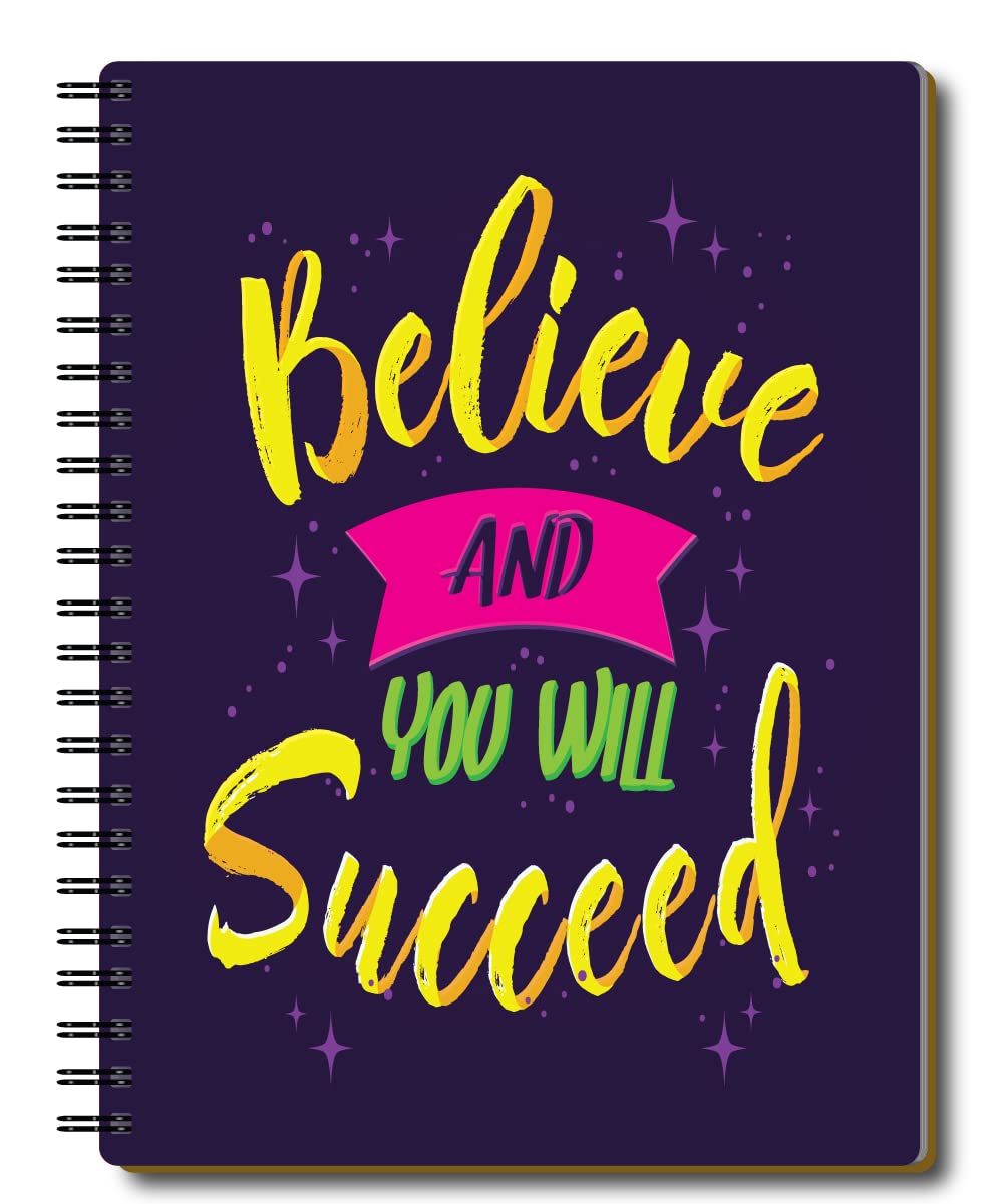 Nourish A5 Size Daily Planner - Believe And Succeed