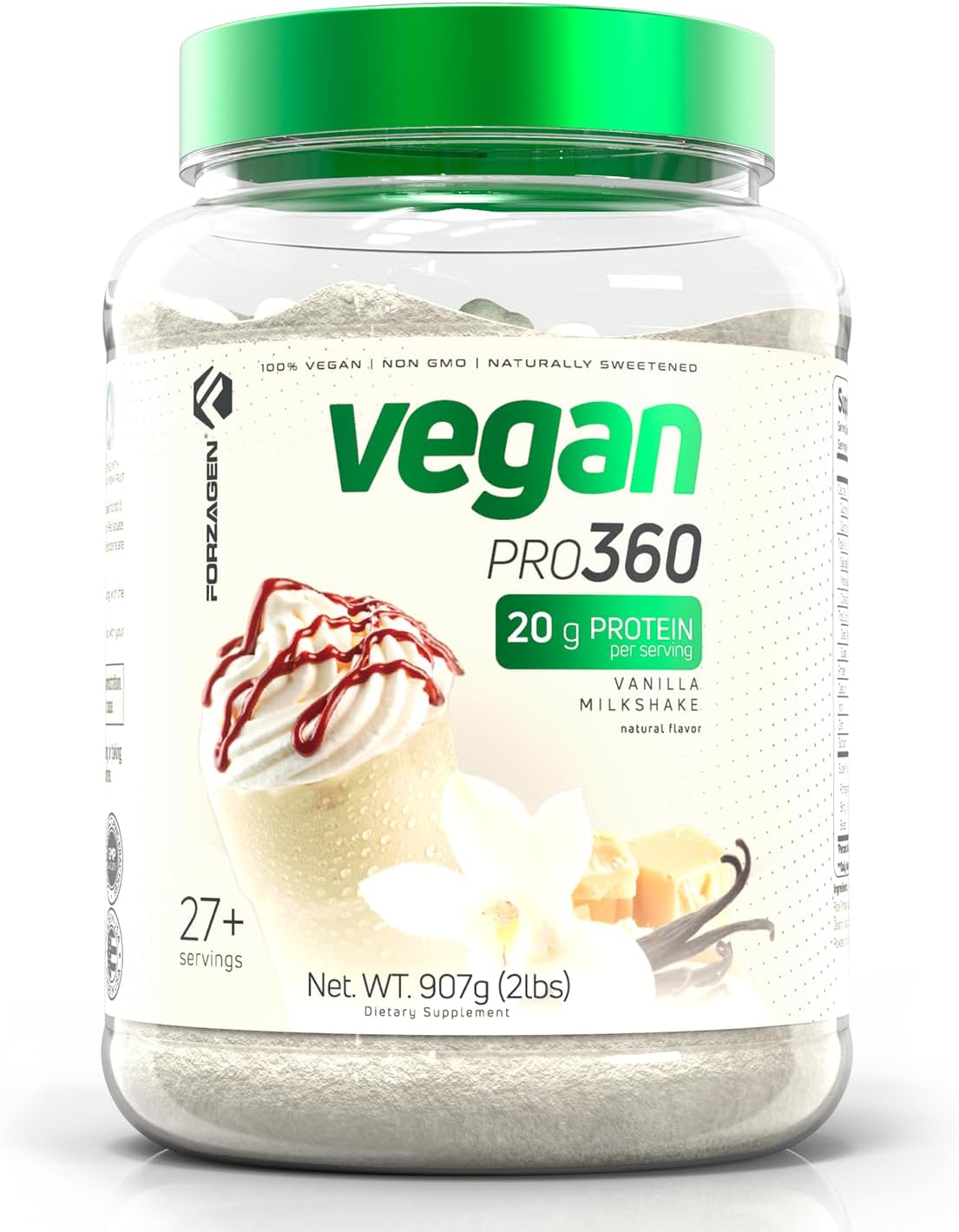 Forzagen Vegan Protein 360 2 Lbs 27 Servings