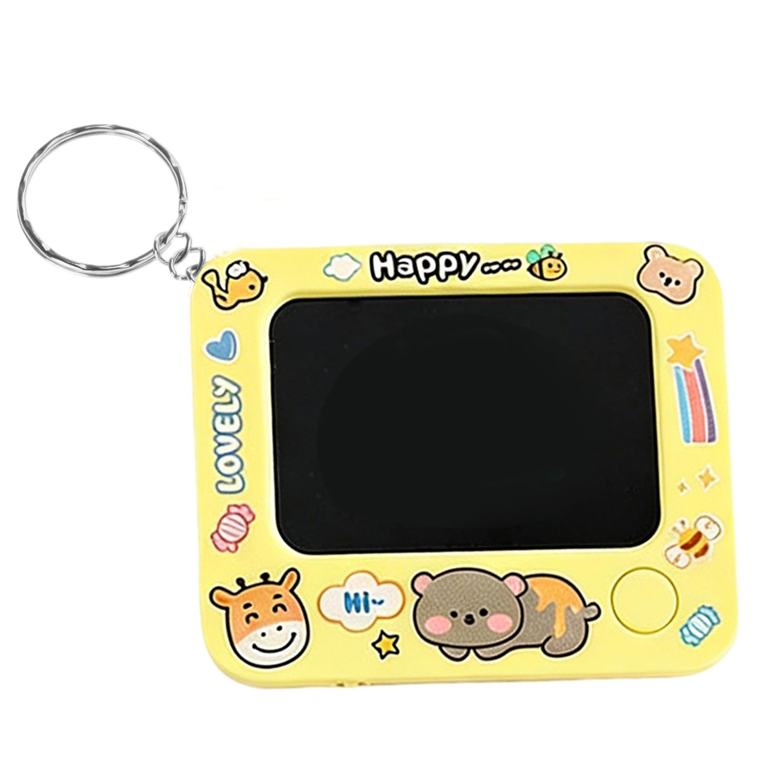 Baodss Compact And Portable Miniature Doodles Board Keychain Painting Keyring Decoration For Artists And Designers