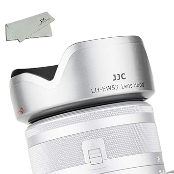 Lens Hood for Canon?EF-M 15-45mm F3.5-6.3 is STM Lens, Lens Shade Protector on EOS M6 Mark II M200 M100 M50, Replace Canon EW-53 Lens Hood, Gray