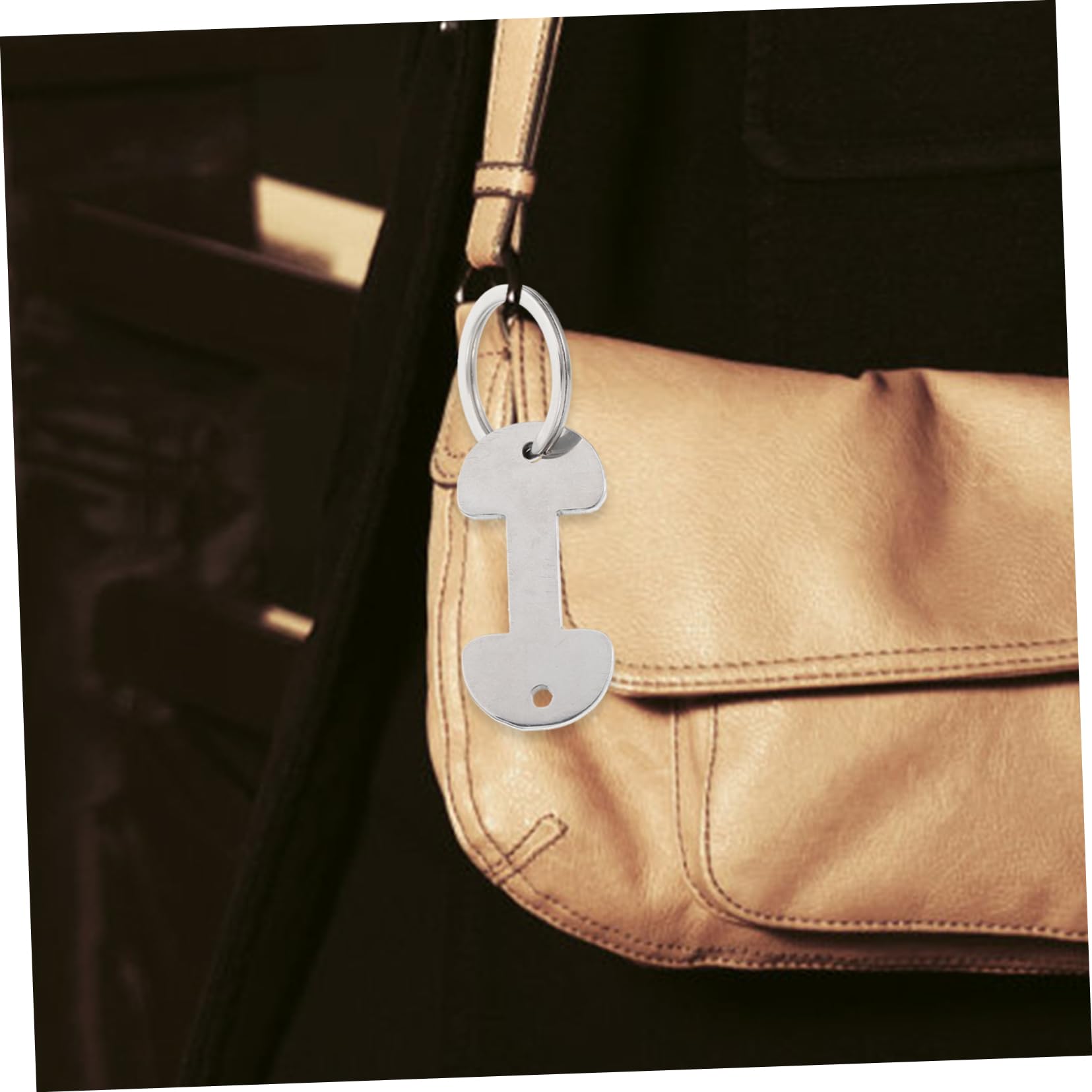 6 Pcs Jeton De Caddie Porte-Clés Pour Caddie En Acier